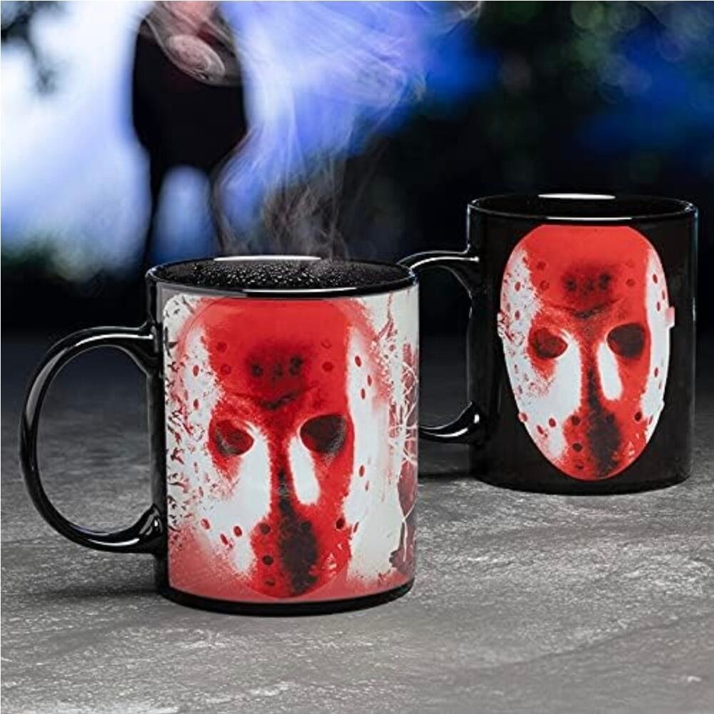 Friday‎ The 13th Jason Heat Change Mug 300 ML 10 FL OZ Camp Crystal Lake s36